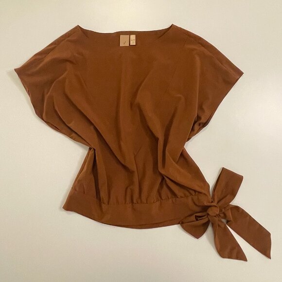 INDYEVA Burnt Orange Blouse - Picture 1 of 3